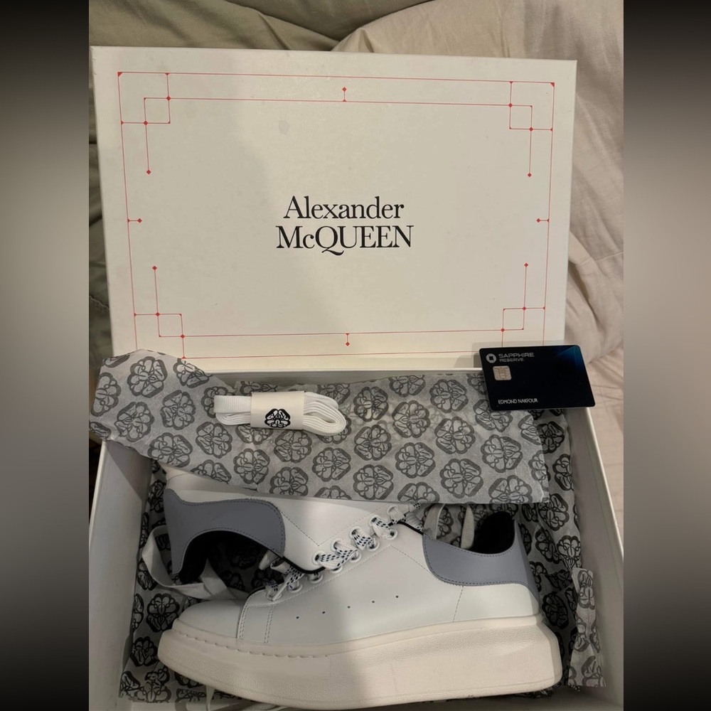 Alexander McQueen White Spring Blue